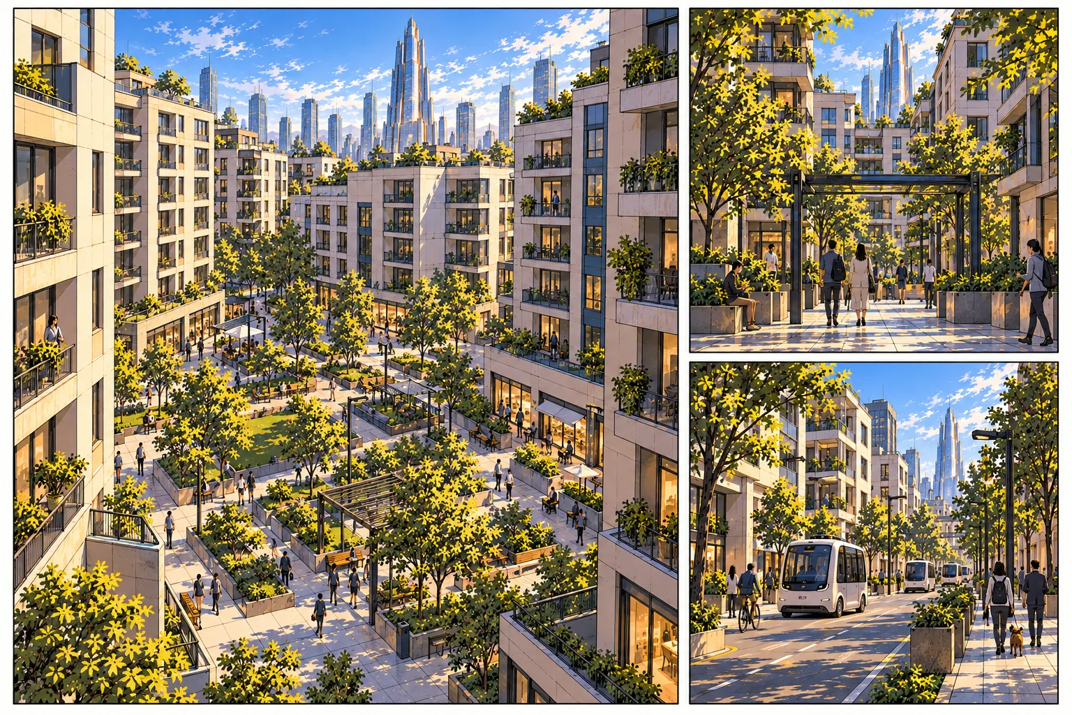 Residential district
